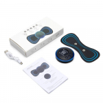 8 režiimi 19 k&auml;iku elektriline pulss kaelamasseerija mini emakakaela selja lihaste valu leevendav t&ouml;&ouml;riist &otilde;la jala kehamassaaži stimulaatorteraapia l&otilde;dvestu Without Remote Control