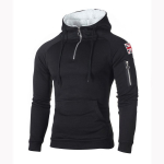 Meeste vabaaja kapuutsid Fliisist Hip Hop Solid Pullover Pusa Meeste Spordir&otilde;ivad Riietus Dressis&auml;rk Meeste R&otilde;ivad M must