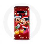 &Uuml;mbris Samsung Galaxy S10 Plus Miki Hiire ja Minnie Hiire jaoks j&otilde;ulup&uuml;hal