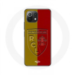 Xiaomi Mi 11 Lite &uuml;mbris rcl objektiiv Logo kollase ja punase taustaga