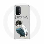 &Uuml;mbris Oppo A74 5G Death Note Anime L jaoks