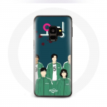 &Uuml;mbris Samsung S9 plus Squid m&auml;nguplakatite tegelased Art