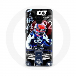 &Uuml;mbris Samsung Galaxy A8 Plus vormel 1 Yuki Tsunoda Jaapani F1 v&otilde;idus&otilde;itja jaoks