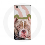 &Uuml;mbris Huawei P8 Lite Brown Pitbull Dogile