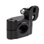 Universaalne mootorratta LED-klambrite osad 29 mm 88 mm kaitseraua modifitseeritud k&auml;snklambriga LED-tule kronsteini kinnituskomplekt t&ouml;&ouml;tulede jaoks B black