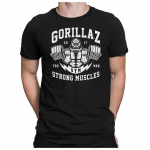Gorillaz Gym Fun Workout Sport Body Builder Monkey Unisex T-s&auml;rk S