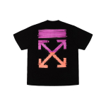 Off-White Marker L&uuml;hikeste Varrukatega &Uuml;le T-s&auml;rk Must/Fuksia Meeste Topid OMAA038R21JER0021032 L pink