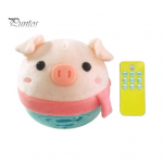 1 komplekt Lemmikloomam&auml;nguasi Interaktiivne liikuv lemmikloom pl&uuml;&uuml;sist m&auml;nguasjade komplekt Multikas seakujuline r&auml;&auml;kiv piiksuv elektrooniline koer pallim&auml;nguasi Lemmikloomatarbed A