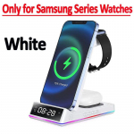 30W 5 in 1 Wireless Charger Stand Foldable Fast Charging Station For iPhone 14 13 12 Samsung Galaxy Watch Apple Watch Airpods For Apple Watch must