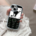 iPhone 13 14 15 Pro Max jaoks Samsung Galaxy A14 A15 A24 Xiaomi 13T Redmi 12C pehme lihav telefoni&uuml;mbris A46 naljakas retronupu disainiga TPU kate Redmi Note 12 5G