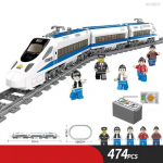 City Electric Express Reisirong koos roomikute komplektiga Mudel Tehnilised ehitusklotsid Klotsid Kingitused lastele Lastele Poistele T&auml;iskasvanutele No Box