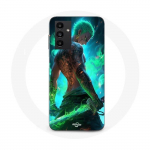 Coque Samsung Galaxy A14 4G One piece Zoro 3D Manga anime Fanart