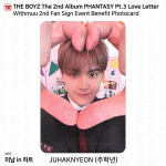 The Boyz Phantasy Pt.3 Love Letter Withmuu 2nd Fan Sign Benefit Photocard KPOP