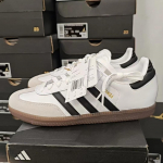 adidas Samba J Valge Must Kummist Laste Tossud Pilvevalge P&otilde;himust Must IF1944 37⅓