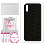 apgo Protective Skin Sticker for the back compatible with Xiaomi Redmi 9i, Wrap Film, Foil, Vinyl - Pattern Matrix