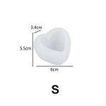 3D kootud armastuss&uuml;da silikoonvorm isetehtud k&auml;sitsi valmistatud s&uuml;damekujuline k&uuml;&uuml;nla seeb kipskook &scaron;okolaadi k&uuml;psetust&ouml;&ouml;riist s&otilde;brap&auml;eva kingitus