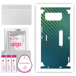 apgo Protective Skin Sticker for the back+sides compatible with Asus ROG Phone 6 Pro, Full Wrap Film, Foil, Vinyl - Pattern Carbon Chameleon CAKA1