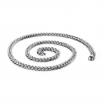 Rangelae kaelakee Meeste Ehted Titaanist teraskett ketiga 3mm65cm