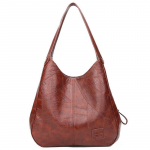 PU pelmeenid &uuml;hev&auml;rvilised naiste kott Retro &otilde;lakott Suure mahutavusega k&auml;ekott 33cm*10cm*31cm must