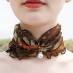 Pitsist sall naistele suvine p&auml;ikesekaitsekreem Lady Neck Bandana Naiste kaelakaitsega v&otilde;rk Pullover V&auml;ike moodne sall