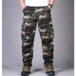 Fashion camouflage trousers men's work trousers thick section straight trousers large size casual trousers wear-resistant wear trousers 29