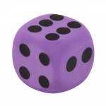 D6 M&auml;ngum&auml;ngud T&auml;ringuplokist m&auml;nguasi &auml;revust leevendav lilla v&auml;rvi EVA vaht M&auml;ngib t&auml;ringuploki m&auml;nguasi lastele EVA vahust t&auml;ringud laste t&auml;ringum&auml;nguasi Purple 3.8cm