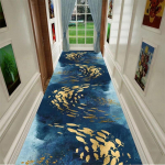 P&otilde;hjamaade geomeetriline pikk koridorivaip kerge luksus kodu hotell jooksurajavaibad saab kohandada villa trepimatt libisemiskindel esikuvaip Customized size