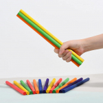 50 tk V&auml;rvilised puidust r&uuml;tmipulgad Klassikalised trummipulgad Lastele Samba Muusika L&ouml;&ouml;kriistad &Otilde;ppem&auml;nguasjad Pulgakomplekt