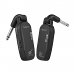 2,4G traadita s&uuml;steem Professionaalne juhtmevaba kitarri bassi saatja vastuv&otilde;tja s&uuml;steem taaslaetav must