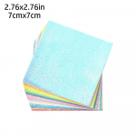 50 lehte s&auml;delev origamipaber, ruudukujuline kokkuklapitavad paberid, &uuml;hepoolsed segav&auml;rvilised scrapbooking-dekoor K&auml;sitsi valmistatud materjal