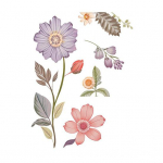 Lillel&uuml;liti kleebis Eemaldatav isekleepuv veekindel PVC elutuba vannitoa valgusl&uuml;liti seinakontakti pistikupesa kaunistuskleebis Flower