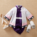 Demon Slayer Cosplay kost&uuml;&uuml;m Beebiriided Lastele Multifilm Anime Romper Poiss T&uuml;druk Chrismats Halloween Baby Cosplay Colthes Imikute Beebi Kombinesoon 90cm