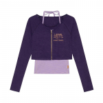 Jaapani Y2k Topid Kaheosaline Komplekt Grunge Esteetika Lapit&ouml;&ouml; T-s&auml;rk Vintage Ameerika Retro Lukuga T-s&auml;rk High Street S lilla