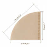V60 filtritass, eriline 102 kohvifilterpaber, kohvifilter, koonusekujuline kohv