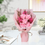 Lilleseepikimpude kinkekomplekt elegantseteks s&uuml;ndmusteks Pink Rose
