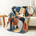 1 tk Skandinaavia stiilis viskepleed voodile puuvillane marli diivanir&auml;tik voodilina piknikule rannale Queen King Size uinakutekk kodukaunistus 160x220cm