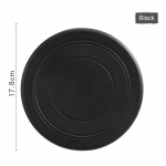 Silikoonist lendav taldrik Naljakas koerakassi m&auml;nguasi Lemmikloomam&auml;ng Lendavad kettad Vastupidav n&auml;rimiskutsikas Kiirem koolitus Interaktiivsed lemmikloomade m&auml;nguasjatarvikud must