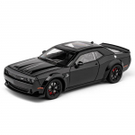 1/24 Dodge Challenger Hellcat M&auml;nguauto Valatud metallautod M&auml;nguasjad Tagasit&otilde;mmatavad Hellcat Hellcat Mudelautod Hellc lastele must