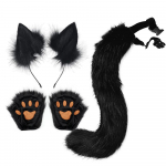 Uus Seksikas Naise Kass Rebane Cosplay Rekvisiidid Peav&otilde;ru Saba Peakate Palus K&otilde;rvad Saba Kindad Anime Armas Lolita Cosplay Rekvisiidid Komplekt One Size must
