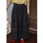 Johnature Jaapani Metsa Pressitud Plisseeritud Seelikud Vaba Pits Suur &Auml;&auml;r Vanaaegsed Mori Seelikud Suvi One Size must