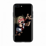 Must &uuml;mbris Xiaomi Redmi 13C Note 9 iPhone XR 7 8 14 15 11 12 13 X XS Pro Max Samsung A25 S23 S24 FE Ultra Plus Waifu Anime Girl jaoks Samsung A22 4G kuristik