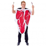 Performance Clothing Fake Steak Kaela rippuv erksav&auml;rviline lahtine Halloween Party Cosplay Lava esinemiskost&uuml;&uuml;m fotorekvisiit