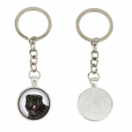 Bouvier des Flandres, Flanders Cattle Dog - keychain in a box, own photo, keychain pendant from Art-Dog brand