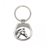 Selle Francais - keychain with a horse, keychain with a print, personalized pendant from the Art-Dog brand