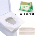 10 tk &uuml;hekordsed tualettruumi istmekatted, &uuml;hekordselt kasutatavad tualettruumi istmekatted reisimiseks.