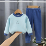 Talvine laste termiline aluspesu komplekt Cation Soe Hubane Pehme Teismeliste Poiste T&uuml;drukute Aluspesu Komplekt Long Johns Solid Laste Termor&otilde;ivad 80