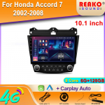 Honda Accord 7 2002-2008 jaoks juhtmevaba Androidi autoraadio multimeediumiekraaniga navigeerimine 4G GPS juhtmeta CarPlay stereopeakomplekt 8 core 6GB+128GB