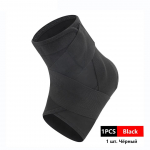 1 tk reguleeritav pahkluu toetav kompressioon pahkluu trakside kaitse jooksva jalgpall korvpall kootud j&otilde;usaali side pahkluu rihm must