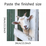 Lamb K&ouml;&ouml;gi Ahju Kleebis Kodu Kaunistamine Dekoratiivne Seinakleebis 34*34cm/fun-f337