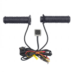 Alumiiniumsulamist l&uuml;liti mudel, Xiaoniu elektris&otilde;iduk, elektris&otilde;iduk 5+1 elektriline soojendusega k&auml;epide, 1,5-meetrine ACC kaabel 12.5*3.6cm,13.7*3.6cm must